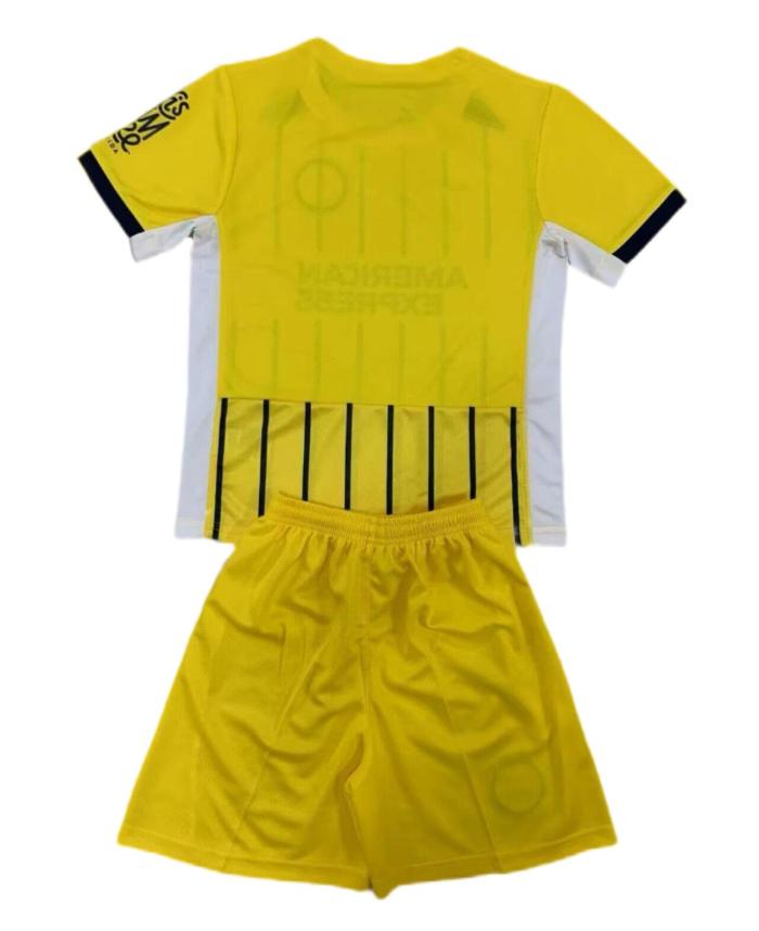 Kids-Brighton 24/25 Away Yellow Soccer Jersey