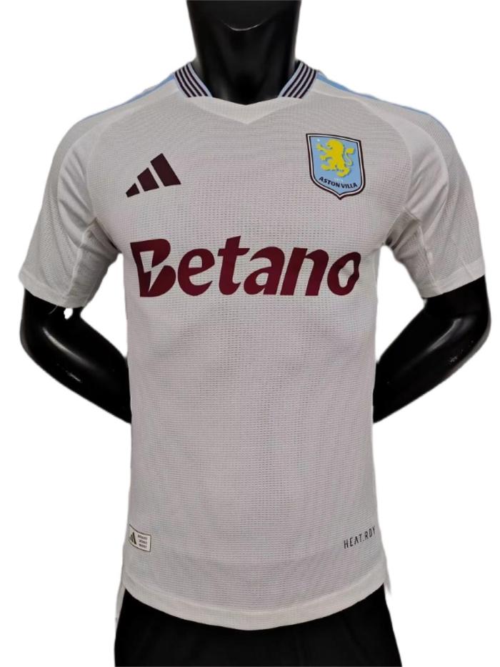 Aston Villa 24/25 Away White Jersey(Player)
