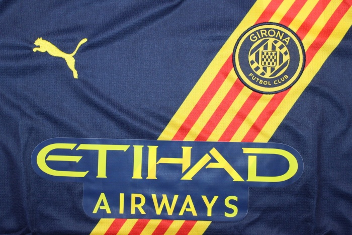 Girona 24/25 Away Navy Blue Soccer Jersey