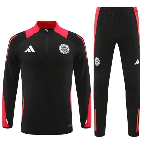 Bayern Munich 24/25 Tracksuit - Black/Red