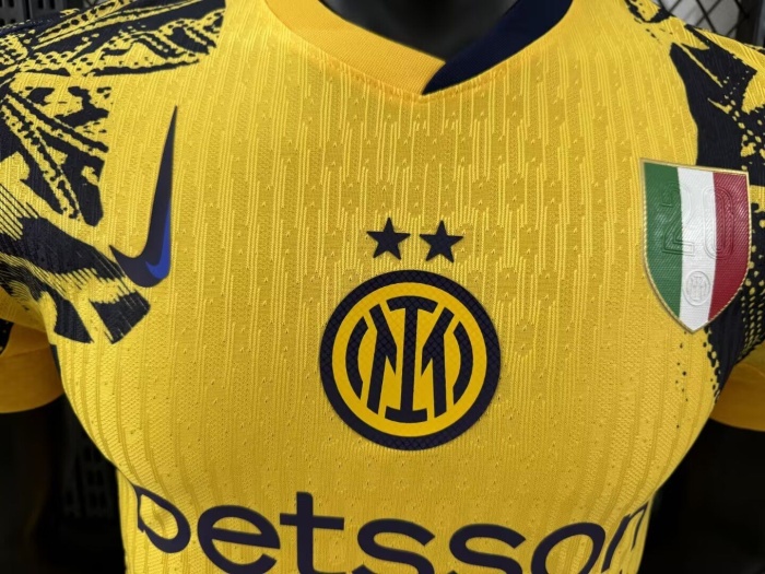 Inter Milan 24/25 Third Yellow Jersey(Player)