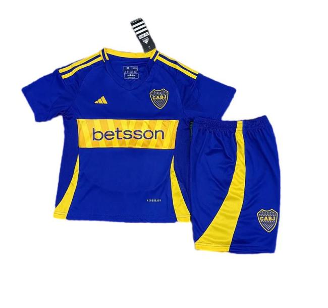 Kids-Boca juniors 24/25 Home Soccer Jersey