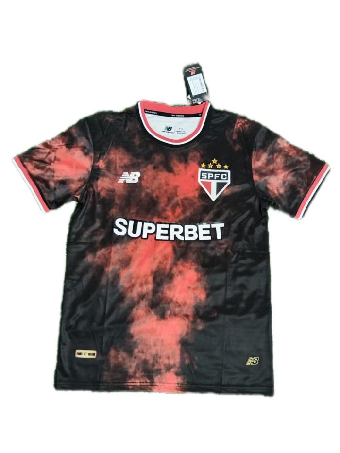 Sao Paulo 24/25 Third Black/Red Soccer Jersey