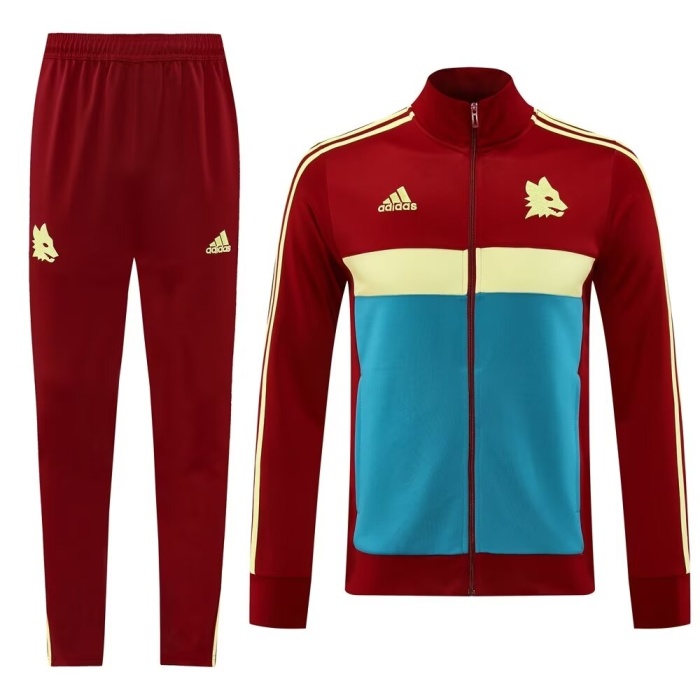 Roma 24/25 Tracksuit - Red/Blue