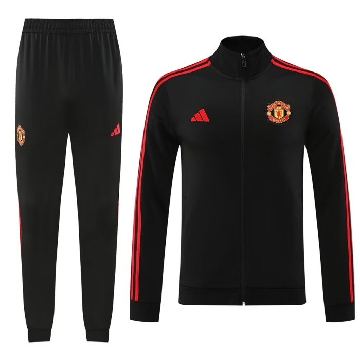 Man Utd 24/25 Tracksuit - Red/Black