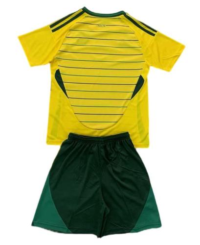 Kids-Celtic 24/25 Away Yellow Soccer Jersey