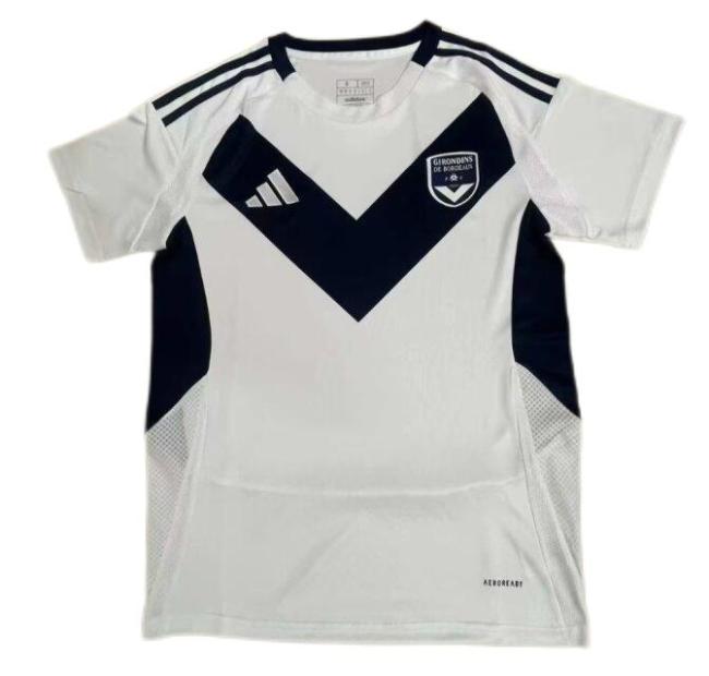 Bordeaux 24/25 Away White Soccer Jersey