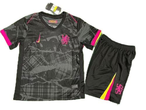 Kids-Chelsea 24/25 Third Black Soccer Jersey