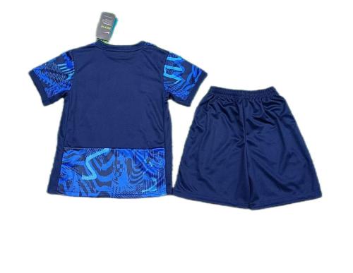 Kids-Atletico Madrid 24/25 Third Dark Blue Soccer Jersey