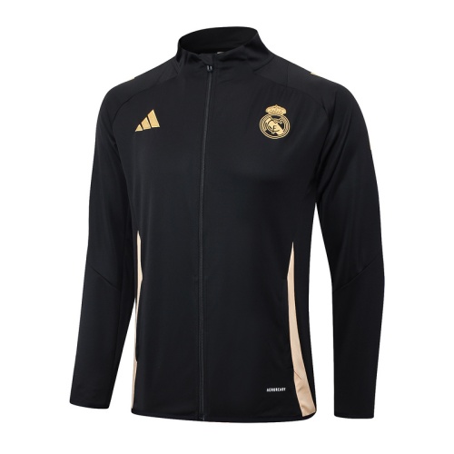 Real Madird 24/25 Jacket - Black/Golden