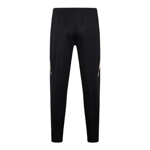 Real Madrid 24/25 Black/Golden Long Soccer Pants