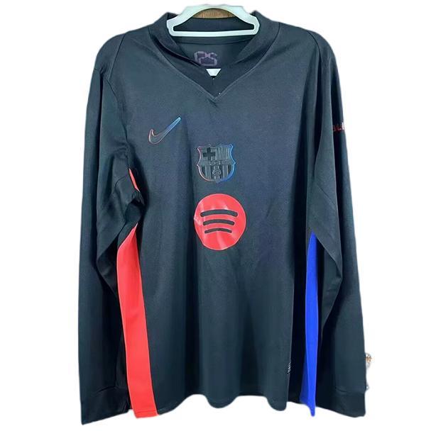 Barcelona 24/25 Away Black New Sponsor Long Jersey