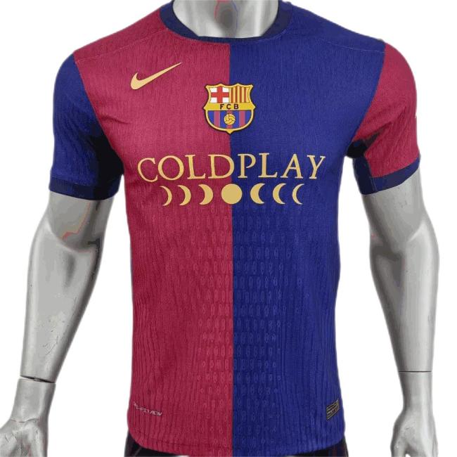Barcelona 24/25 Home Coldplay Jersey(Player)