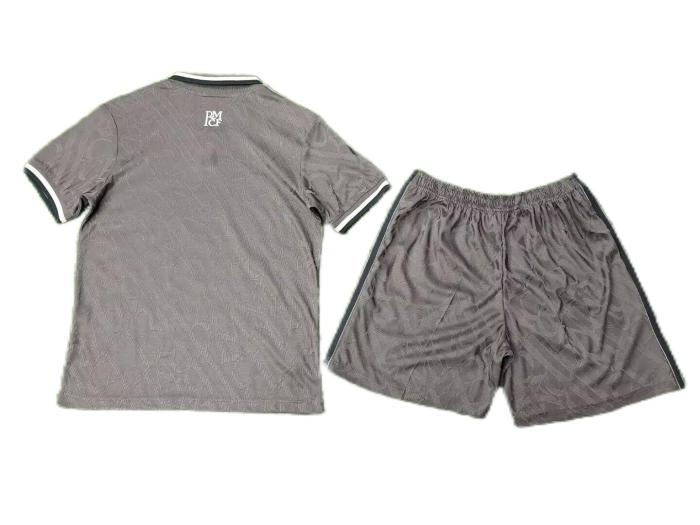 Kids-Real Madrid 24/25 Third Dark Grey Soccer Jersey(Player)
