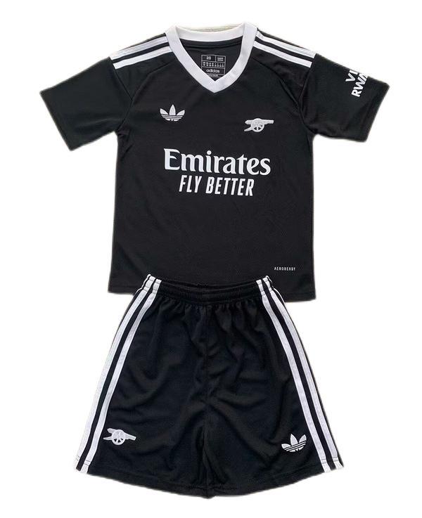 Kids-Arsenal 24/25 GK Black Soccer Jersey