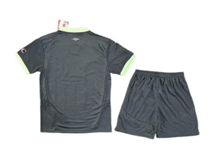 Kids-AC Milan 24/25 Third Dark Grey Soccer Jersey