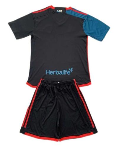 Kids-Los Angeles Galaxy 24/25 Third Green/Black Soccer Jersey