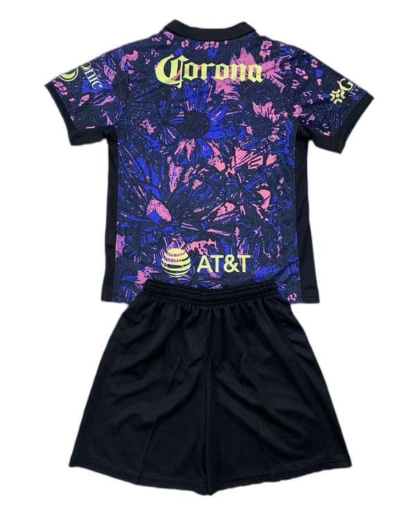Kids-Club America 24/25 Third Blue/Pink Soccer Jersey