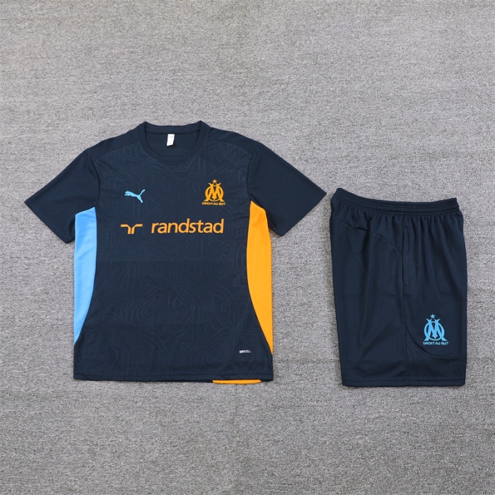 Marseilles 24/25 Navy Blue Training Kit Jerseys
