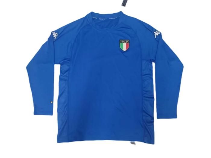 Italy 2002 Home Long Soccer Jersey