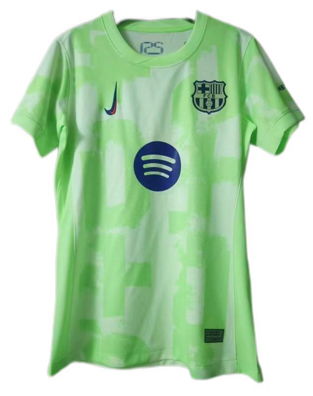 Barcelona Woman 24/25 Third Green New Sponsor Jersey