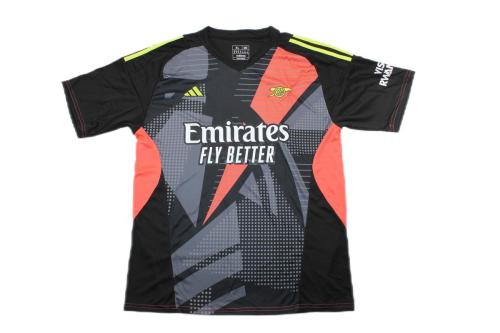 Arsenal 24/25 GK Black/Red Soccer Jersey