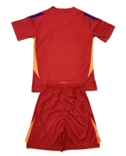 Kids-Juventus 24/25 GK Red Soccer Jersey