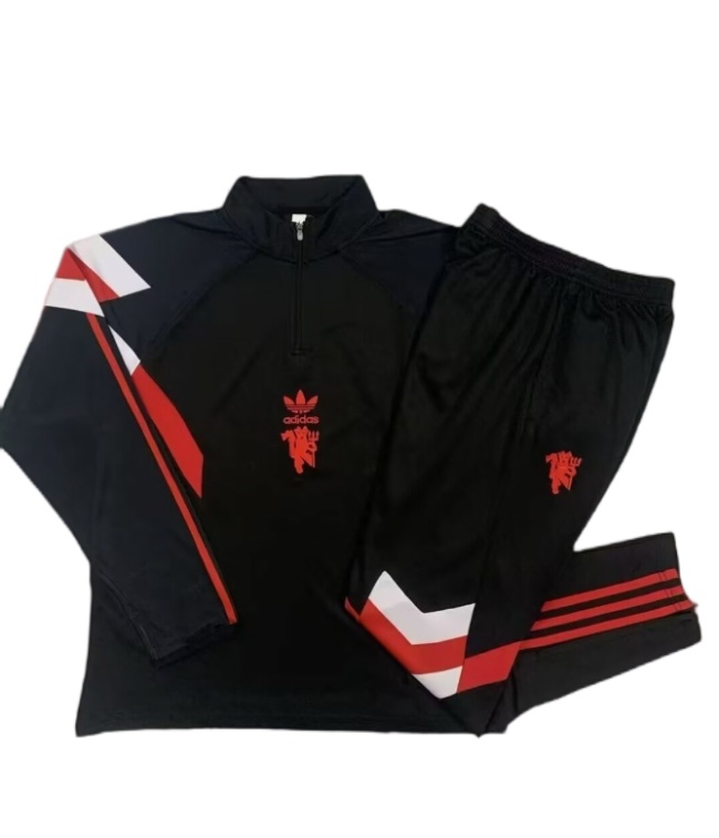 Man Utd 24/25 Tracksuit - Red/Black/White