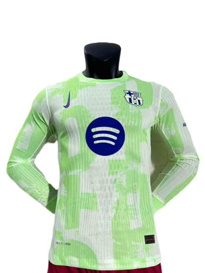 Barcelona 24/25 Third New Sponsor Long Jersey(Player