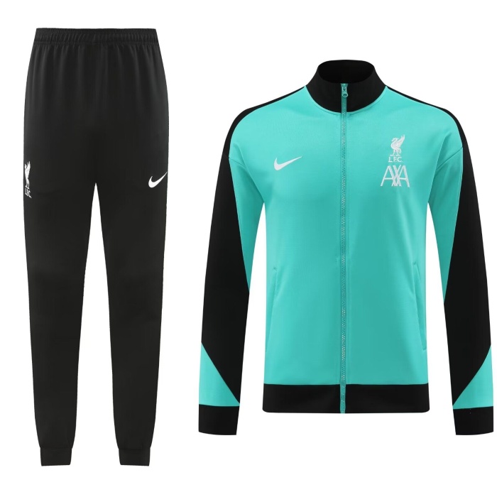 Liverpool 24/25 Tracksuit - Black/Green