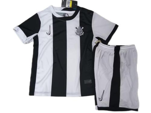 Kids-Corinthians 24/25 Third Black/White Soccer Jersey