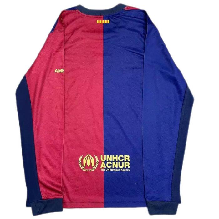Barcelona 24/25 Home New Sponsor Long Jersey