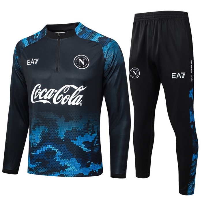 Napoli 24/25 Tracksuit - Black/Blue