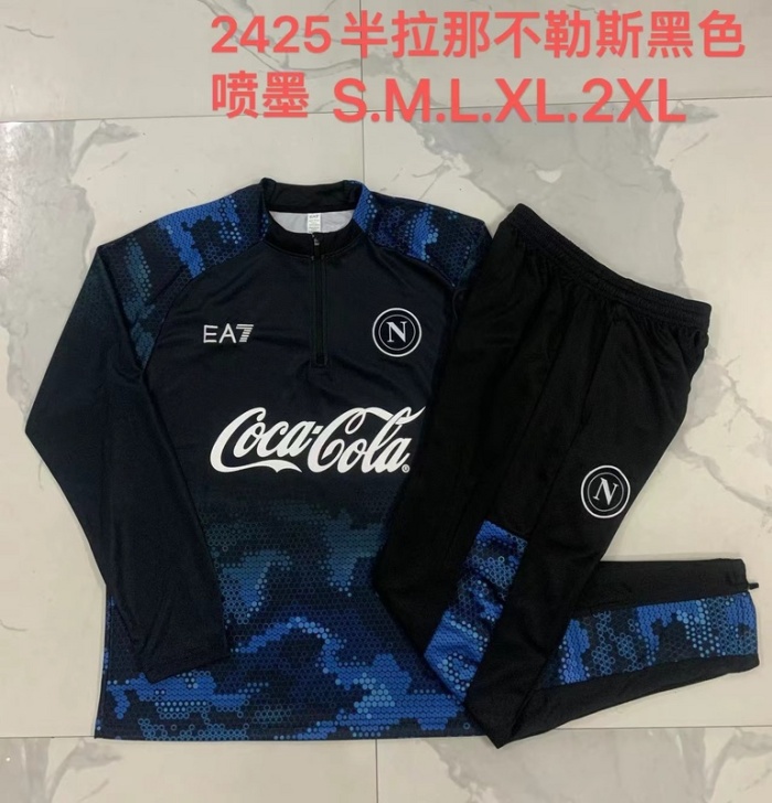 Napoli 24/25 Tracksuit - Black/Blue