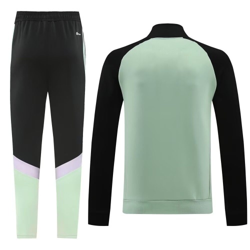 Real Madrid 24/25 Tracksuit - Black/Green