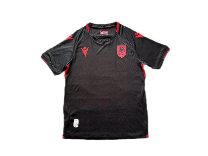 Albania 24/25 Third Black Soccer Jersey