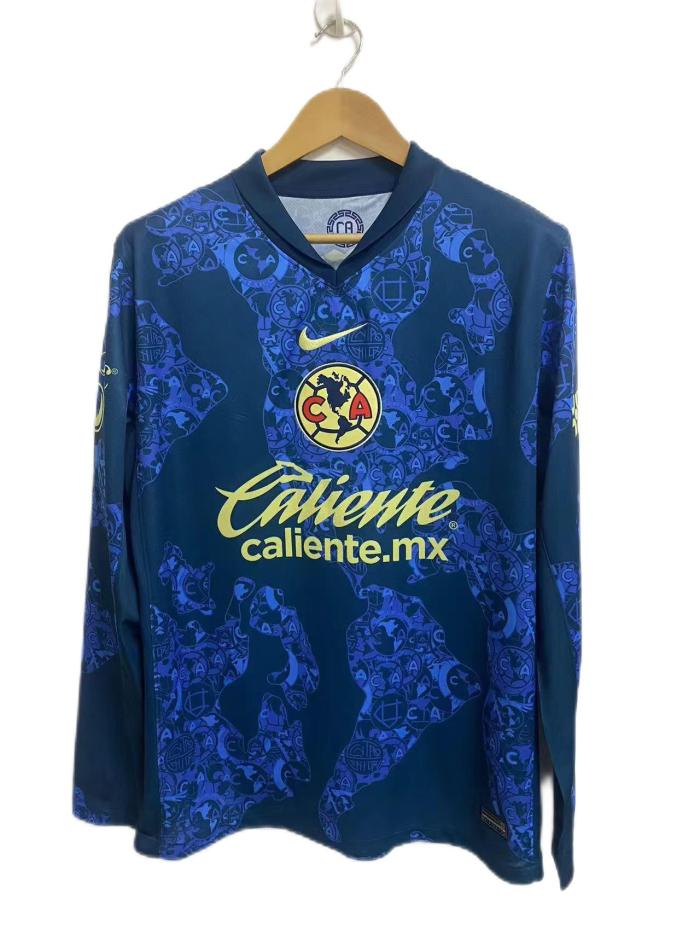 Club America 24/25 Away Dark Blue Long Jersey