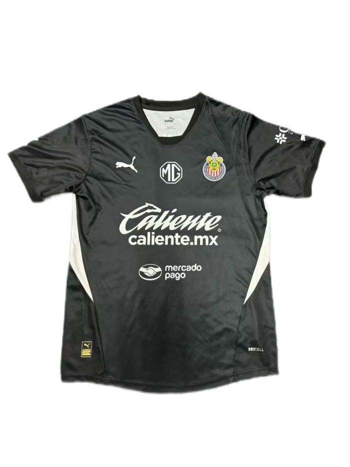 Chivas Guadalajara 24/25 GK Black Soccer Jersey