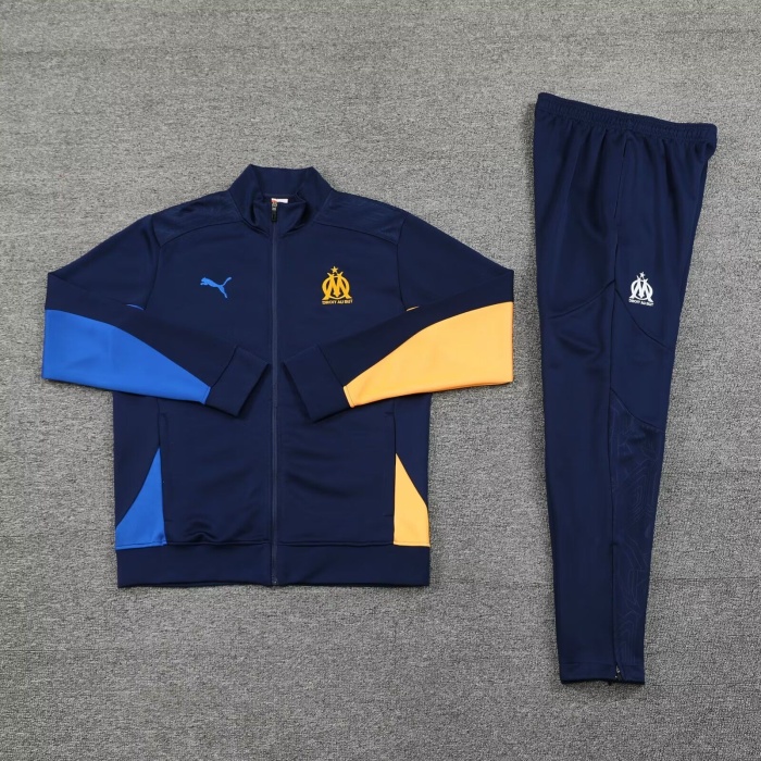 Marseille 24/25 Tracksuit - Dark Blue/Orange