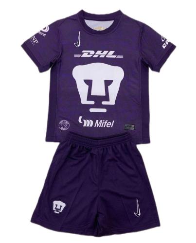 Kids-Pumas UNAM 24/25 Third Purple Soccer Jersey
