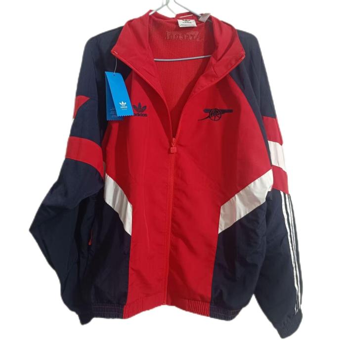 Arsenal 24/25 Wind Coat - Red/Navy Blue