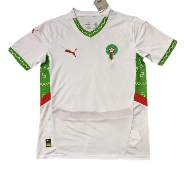 Morocco 24/25 Away White Soccer Jersey