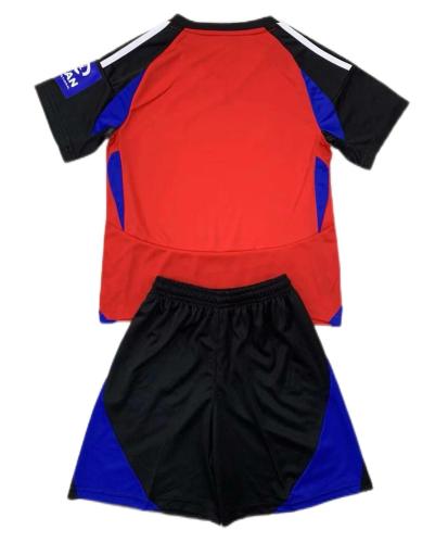 Kids-Hamburg SV 24/25 Third Red Soccer Jersey