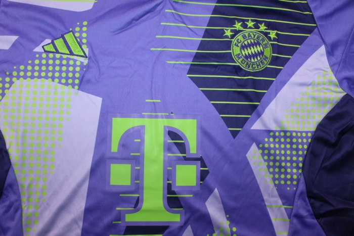 Bayern Munich 24/25 GK Purple Soccer Jersey