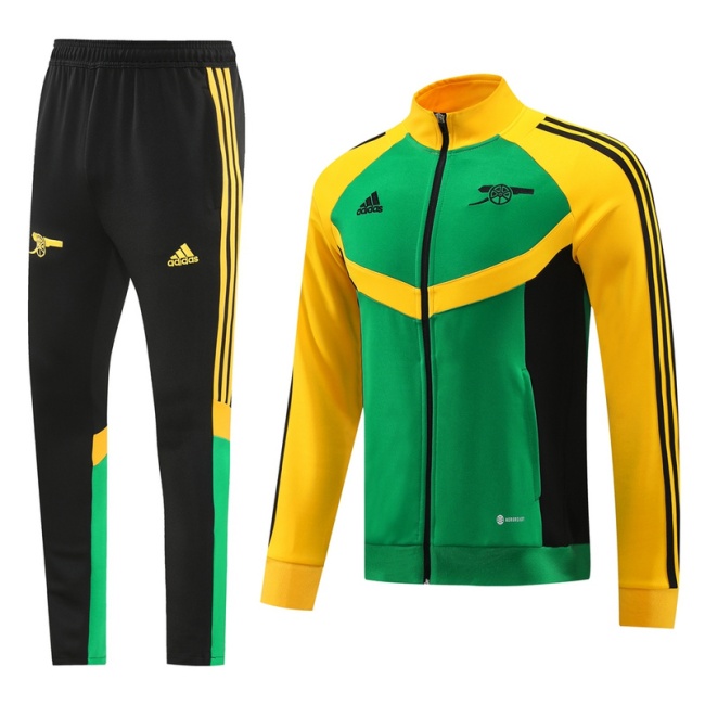 Arsenal 24/25 Tracksuit - Green/Yellow