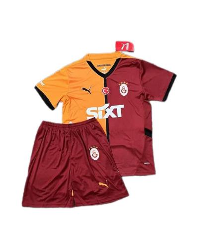 Kids-Galatasaray 24/25 Home Soccer Jersey