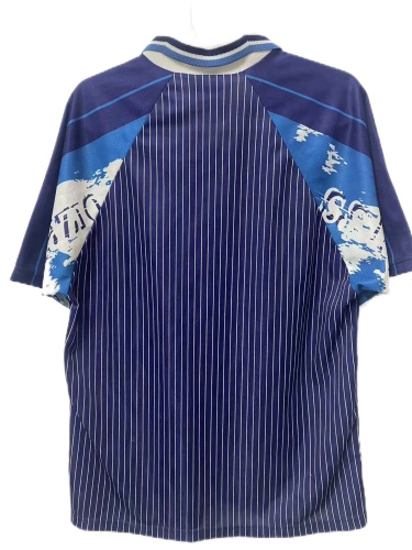 Lazio 96/97 Away Dark Blue Soccer Jersey
