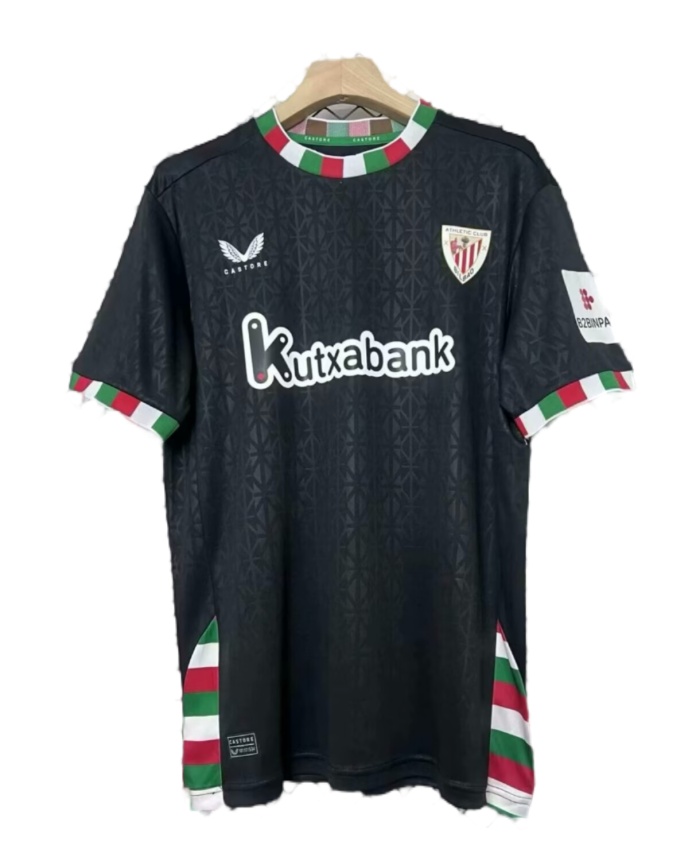 Athletic Bilbao 24/25 Fourth Black Soccer Jersey