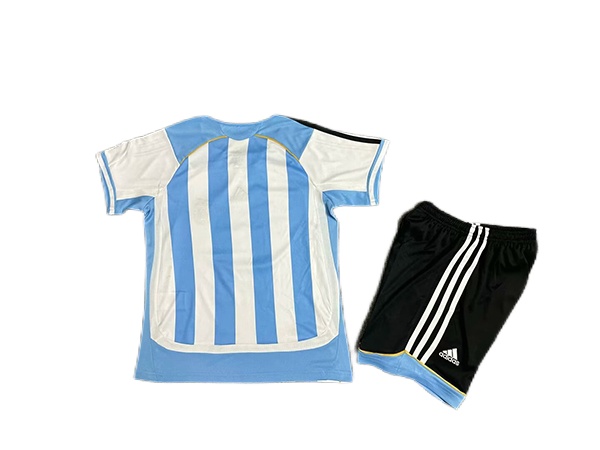 Kids-Argentina 2006 World Cup Home Soccer Jersey