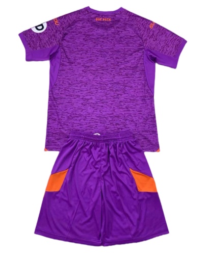 Kids-Wolves 24/25 Third Purple Soccer Jersey